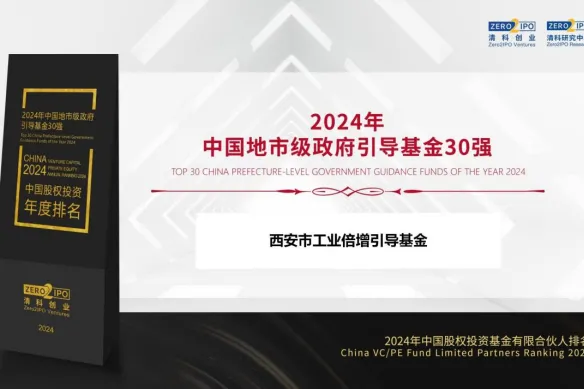 奮楫爭(zhēng)先，載譽(yù)前行② || 西安市工業(yè)倍增引導(dǎo)基金獲評(píng)“2024年中國(guó)地市級(jí)政府引導(dǎo)基金30強(qiáng)”